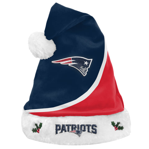 New England Patriots Colorblock Santa Hat