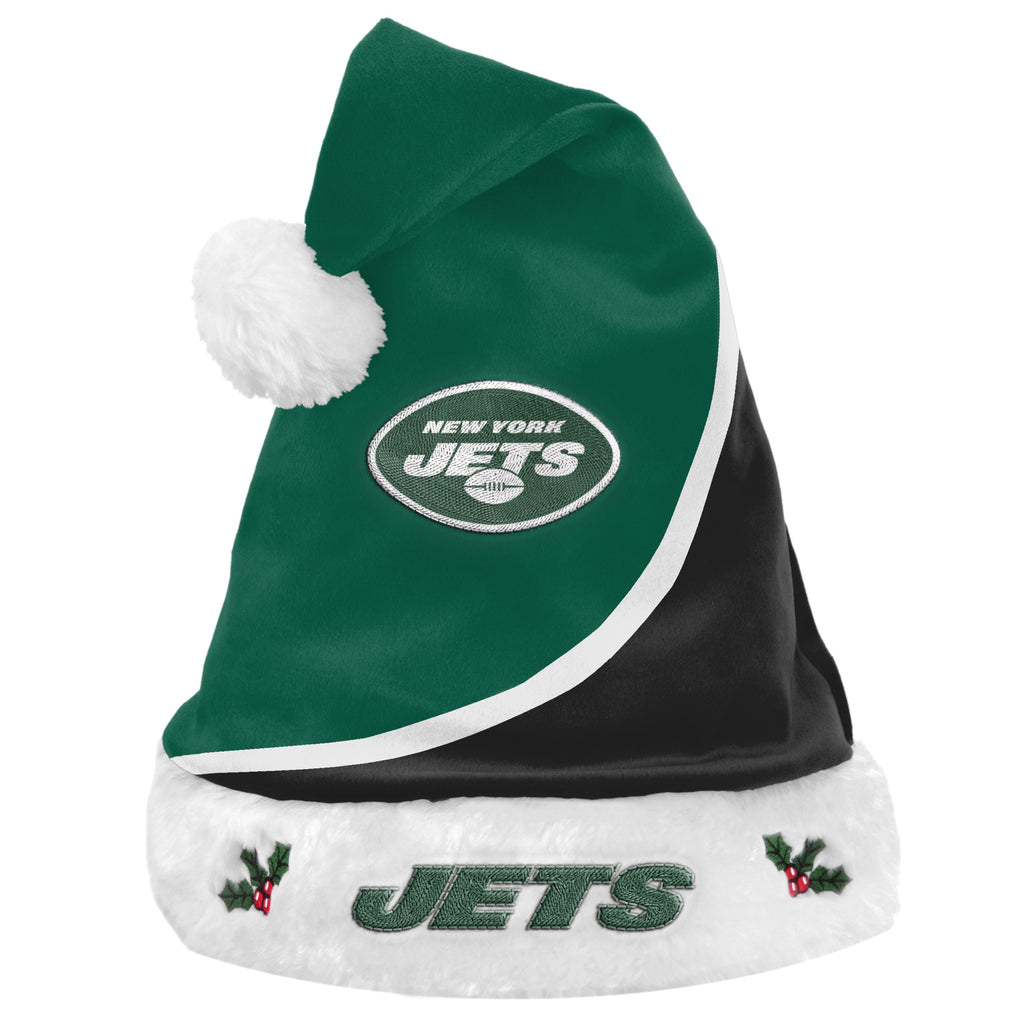 New York Jets Colorblock Santa Hat