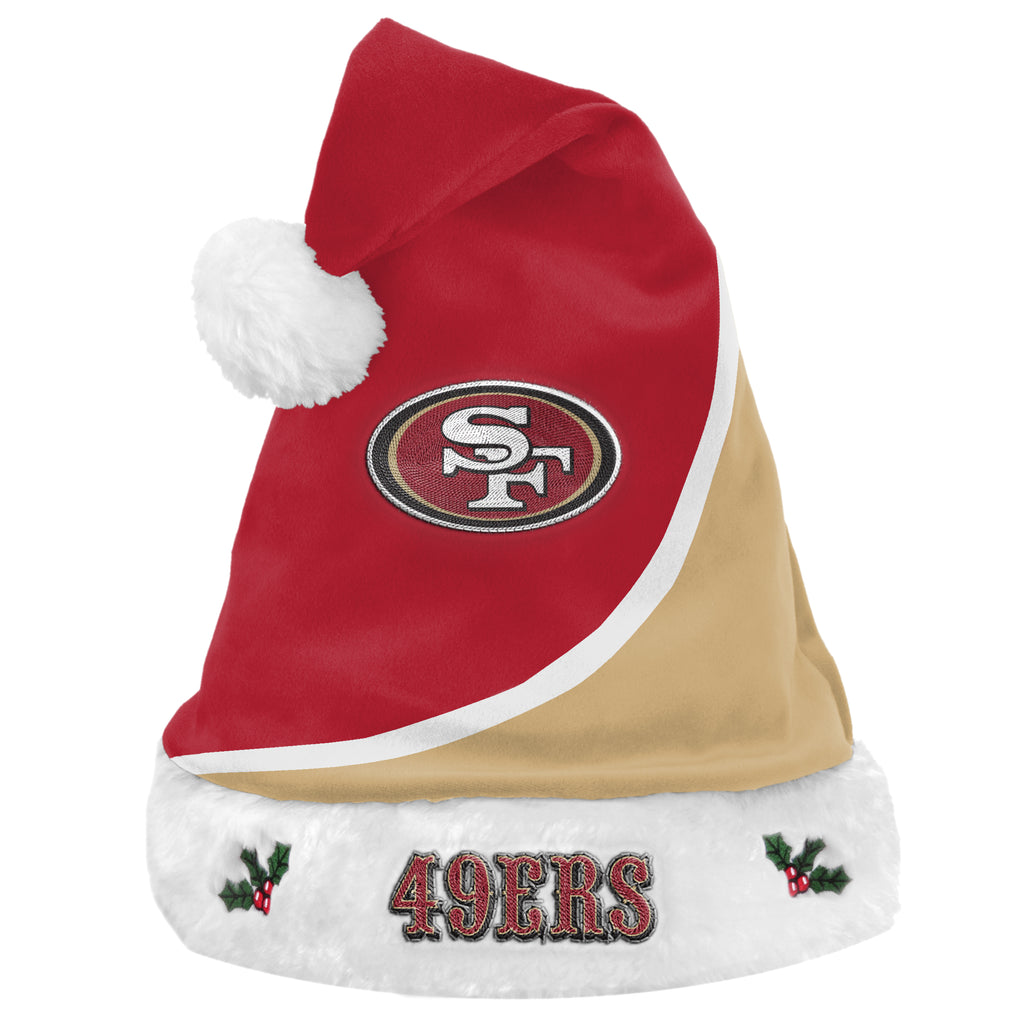 San Francisco 49ers Colorblock Santa Hat