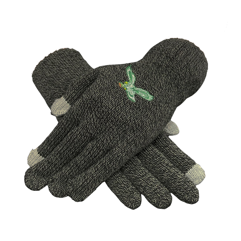 Philadelphia Eagles Retro Charcoal Gray Knit Glove