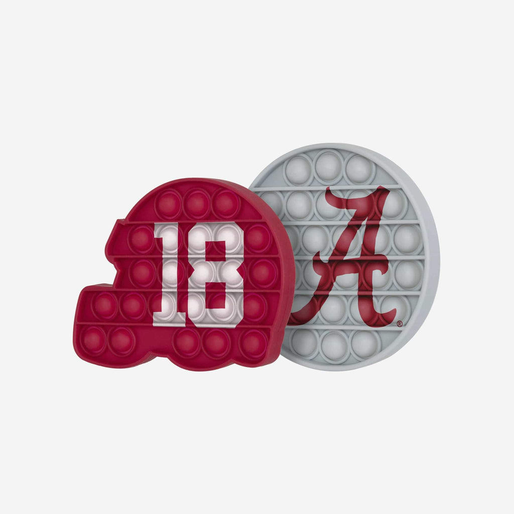 Alabama Crimson Tide 2 Pack Push-Itz Fidget Poppers