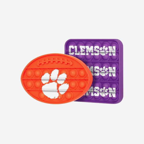 Clemson Tigers 2 Pack Push-Itz Fidget Poppers