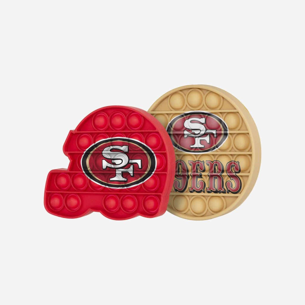 San Francisco 49ers 2 Pack Push-Itz Fidget Poppers