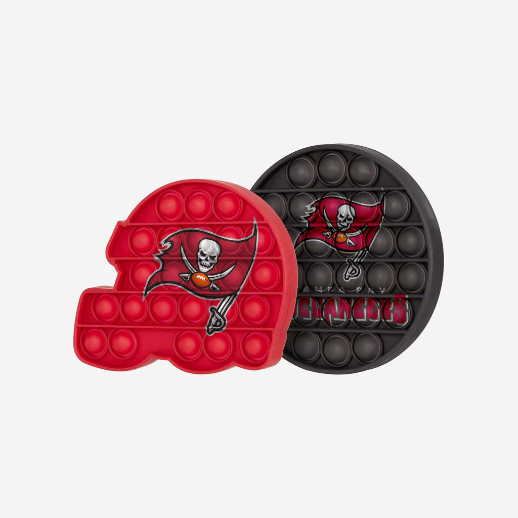 Tampa Bay Buccaneers 2 Pack Push-Itz Fidget Poppers