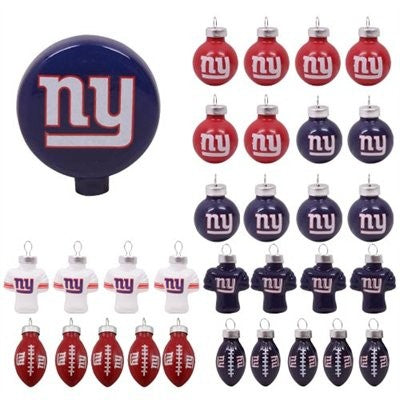 New York Giants 31pc Team Ornaments