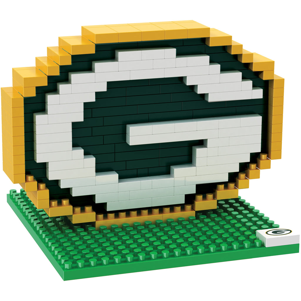 Green Bay Packers 3D Logo Puzzle BRXLZ