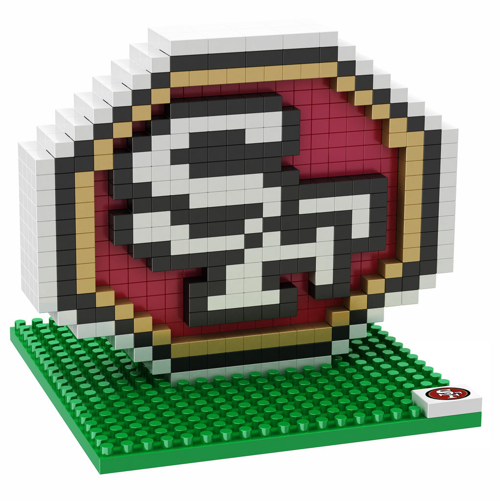 San Francisco 49ers 3D Logo Puzzle BRXLZ