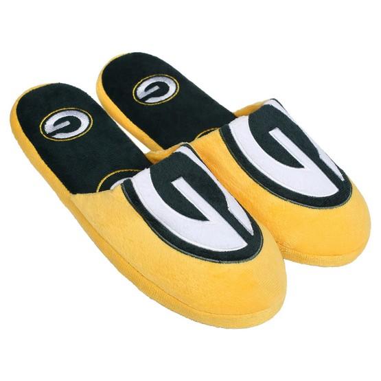 Green Bay Packers All Over Logo Slipper