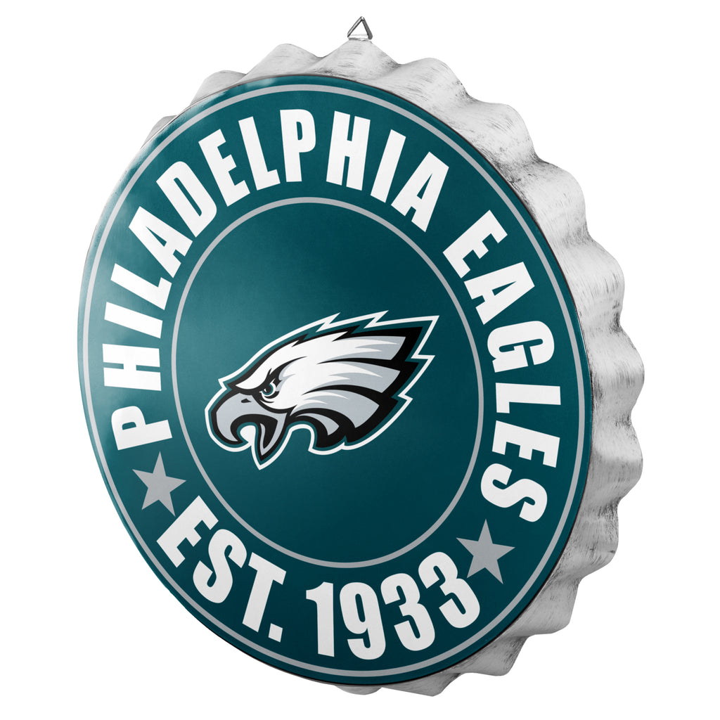 Philadelphia Eagles Bottle Cap Wall Sign