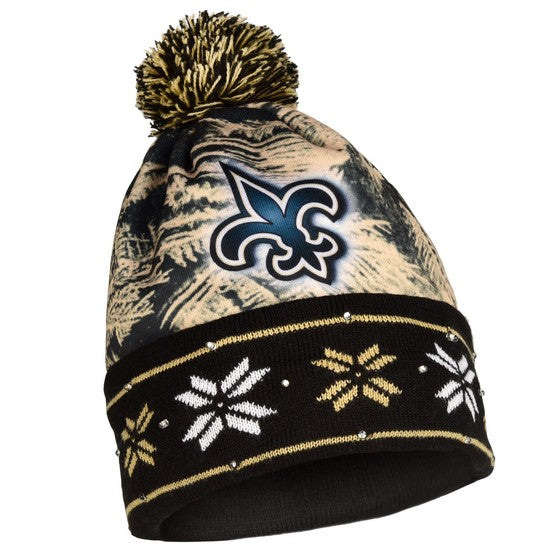 New Orleans Saints Big Logo Light Up Knit