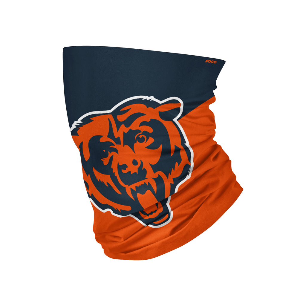 Chicago Bears Colorblock Big Logo Gaiter Scarf