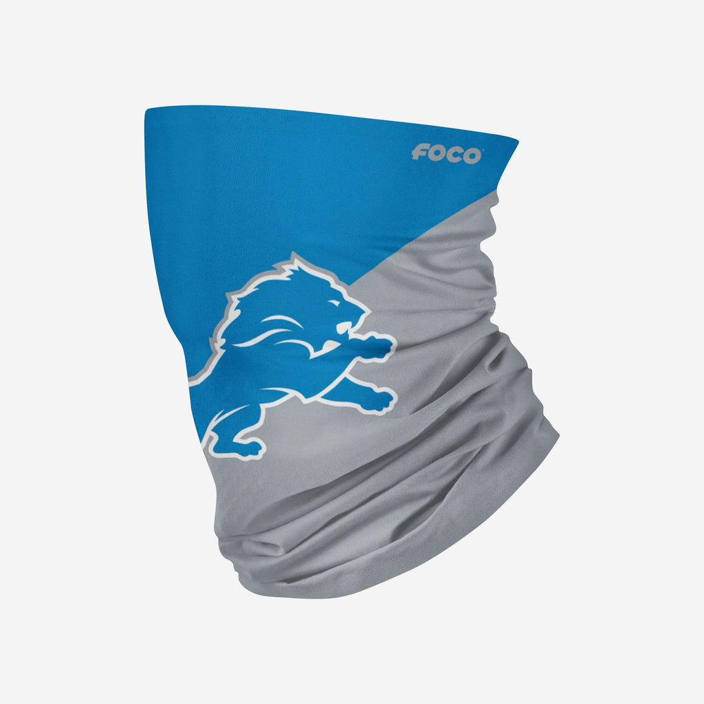 Detroit Lions Colorblock Big Logo Gaiter Scarf
