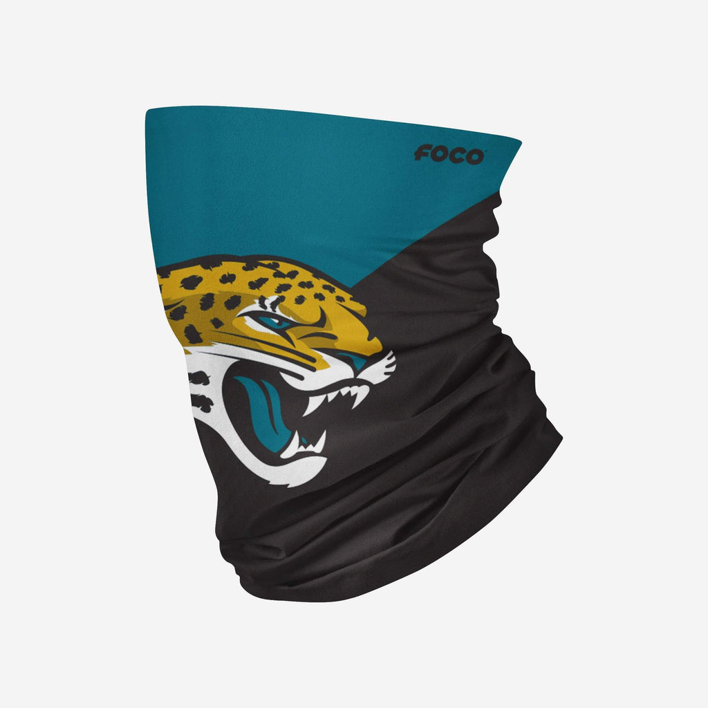 Jacksonville Jaguars Colorblock Big Logo Gaiter Scarf