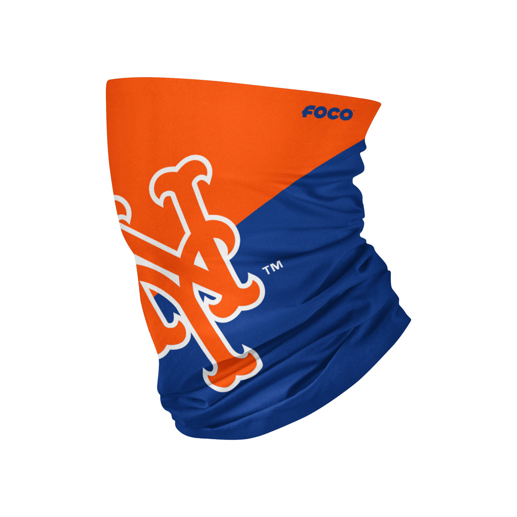 New York Mets Colorblock Big Logo Gaiter Scarf