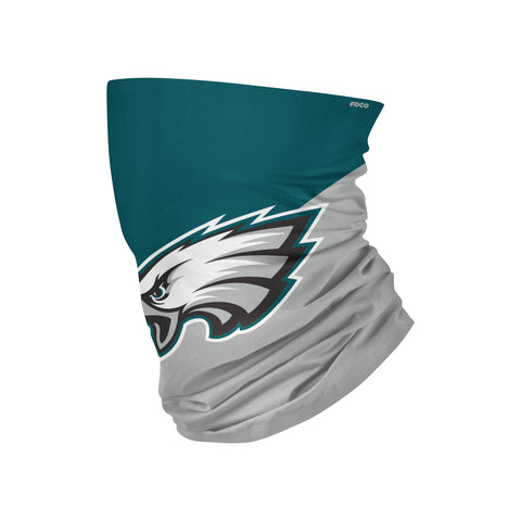 Philadelphia Eagles Colorblock Big Logo Gaiter Scarf