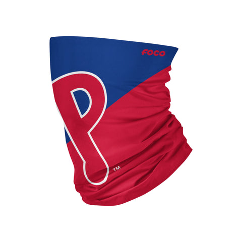 Philadelphia Phillies Colorblock Big Logo Gaiter Scarf