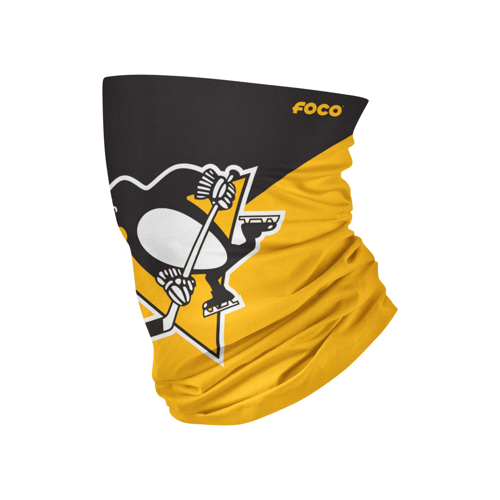 Pittsburgh Penguins Colorblock Big Logo Gaiter Scarf