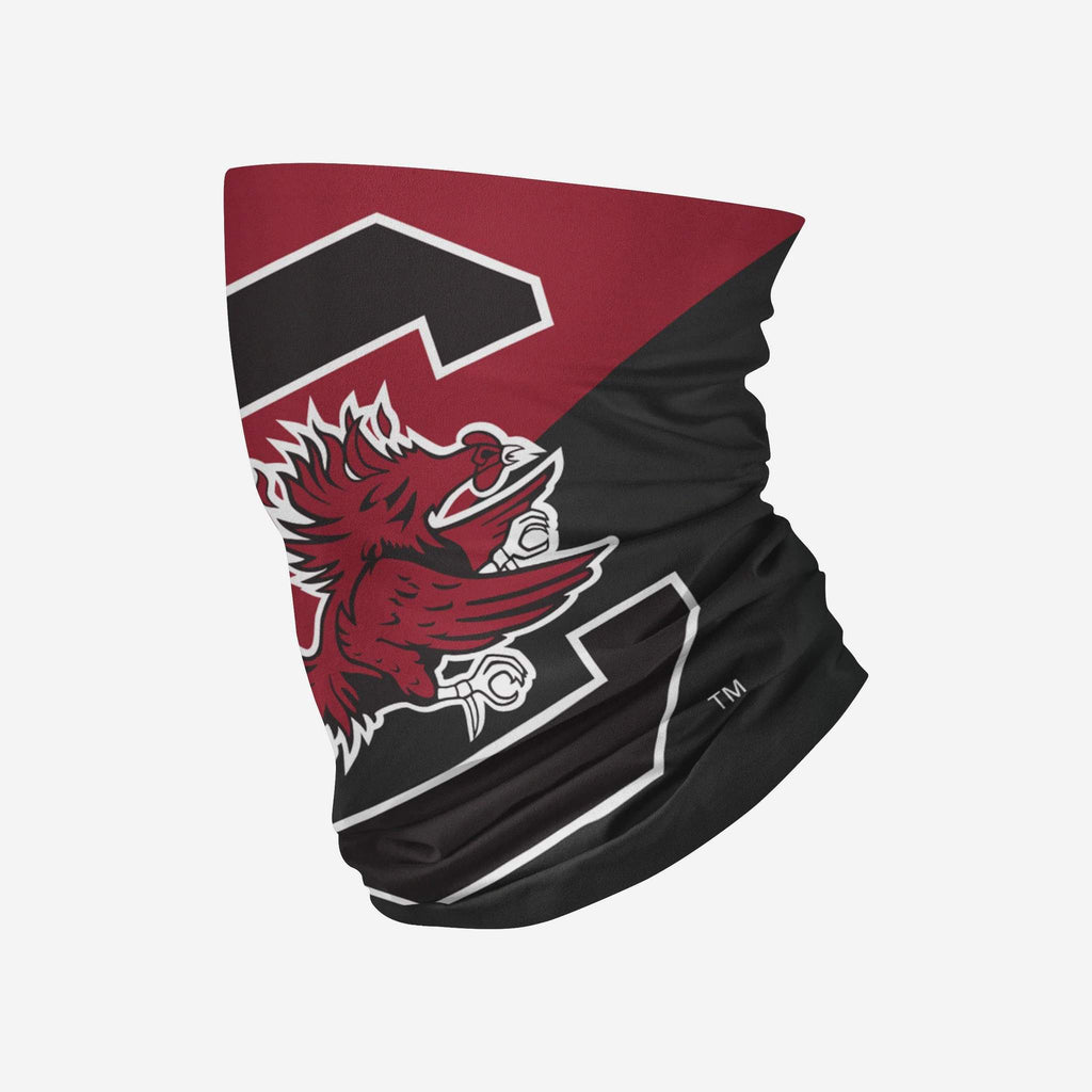 South Carolina Gamecocks Colorblock Big Logo Gaiter Scarf