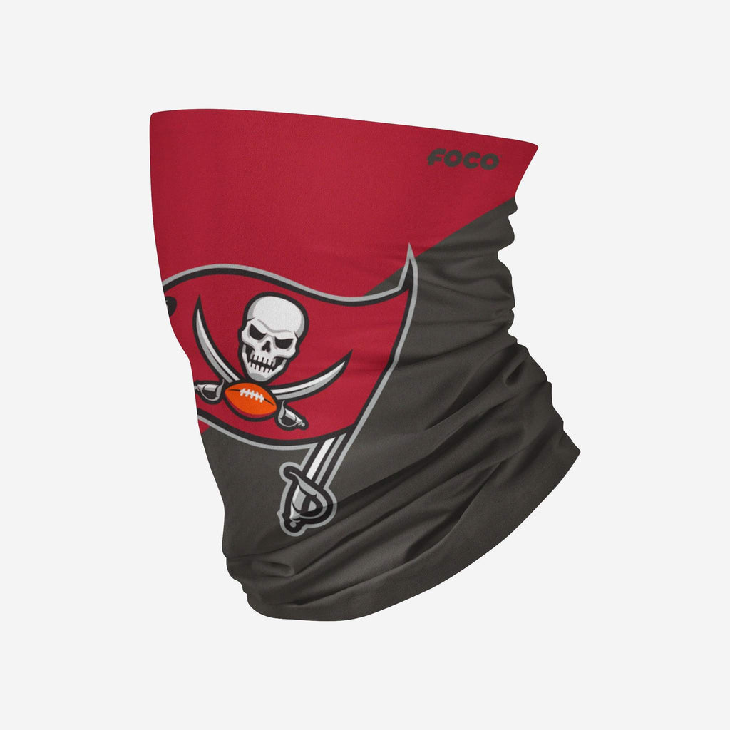 Tampa Bay Buccaneers Colorblock Big Logo Gaiter Scarf
