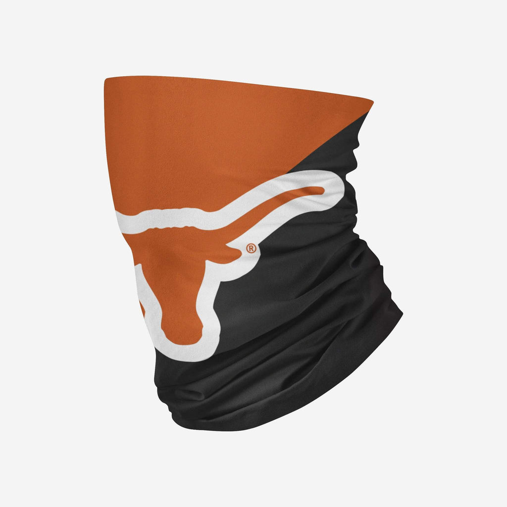 Texas Longhorns Colorblock Big Logo Gaiter Scarf