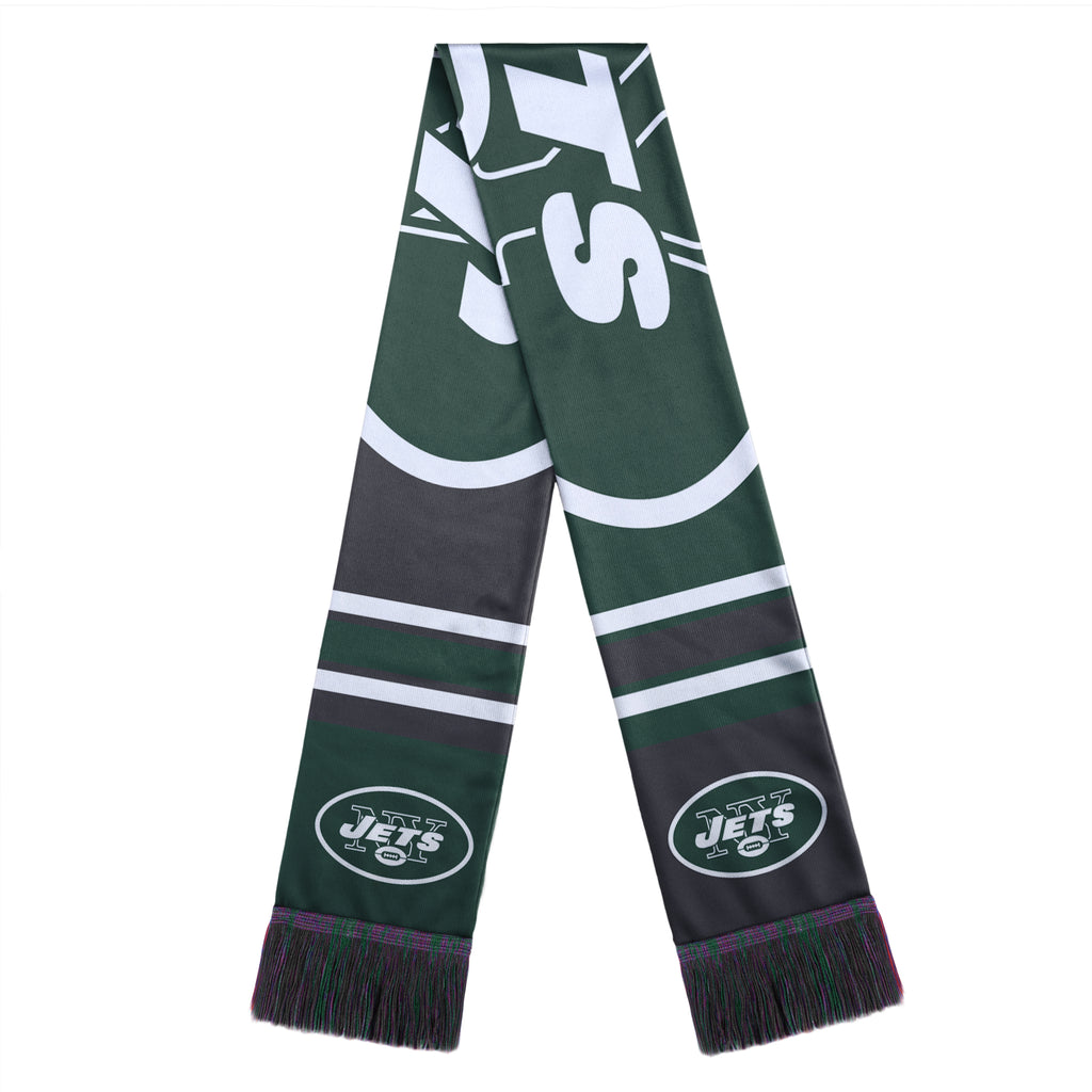 New York Jets Color Block Big Logo Scarf