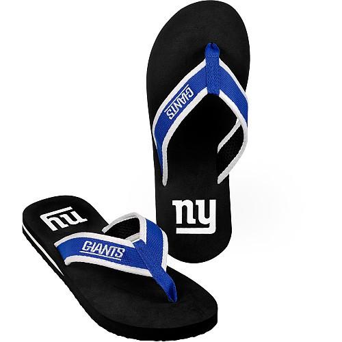 New York Giants Contour Flip Flops