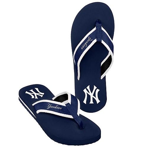 New York Yankees Contour Flip Flops