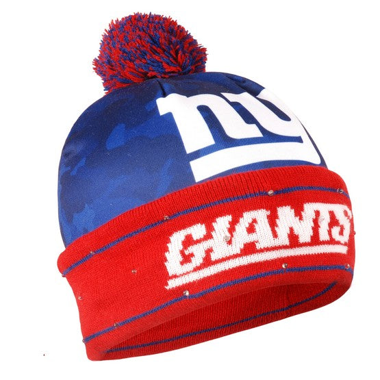 New York Giants Camouflage Light Up Knit Beanie