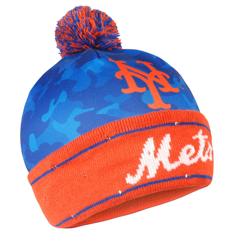 New York Mets Camouflage Light Up Knit Beanie