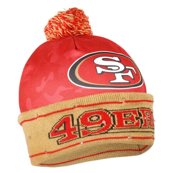 San Francisco 49ers Camouflage Light Up Knit Beanie