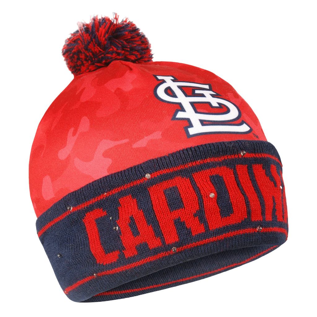 St. Louis Cardinals Camouflage Light Up Knit Beanie