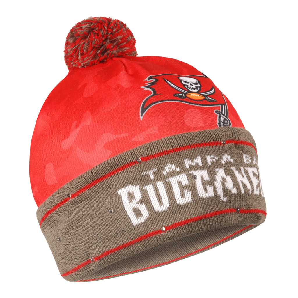 Tampa Bay Buccaneers Camouflage Light Up Knit Beanie