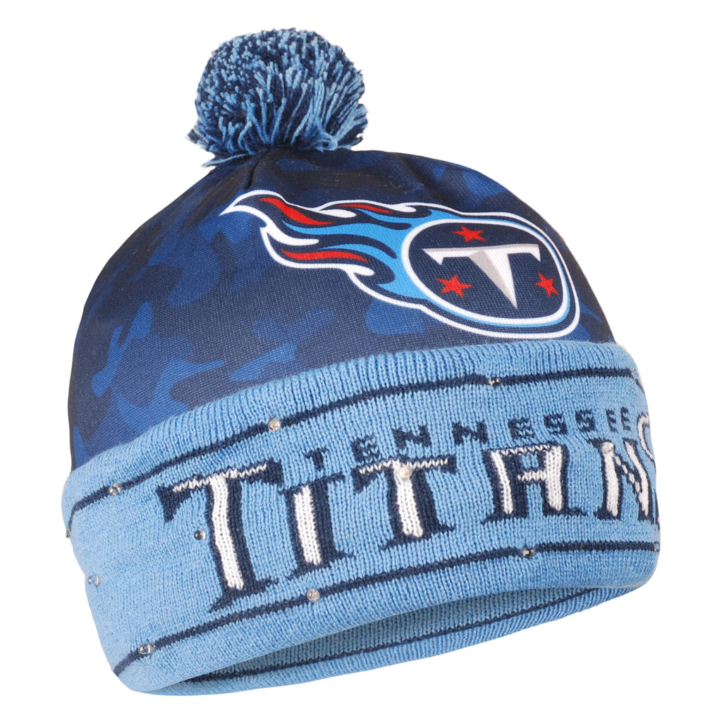 Tennessee Titans Camouflage Light Up Knit Beanie