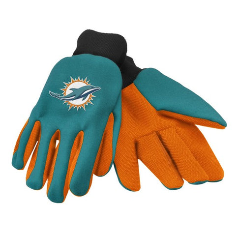 Miami Dolphins Colored Palm Sport Utility Glove