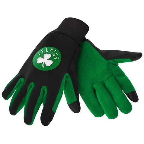 Boston Celtics Color Texting Gloves