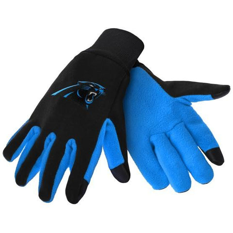Carolina Panthers Color Texting Gloves