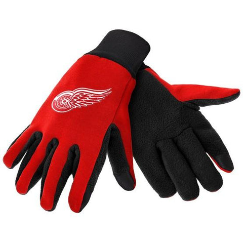 Detroit Red Wings Color Texting Gloves