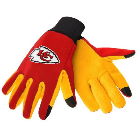 Kansas City Chiefs Color Texting Gloves