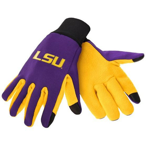 LSU Tigers Color Texting Gloves