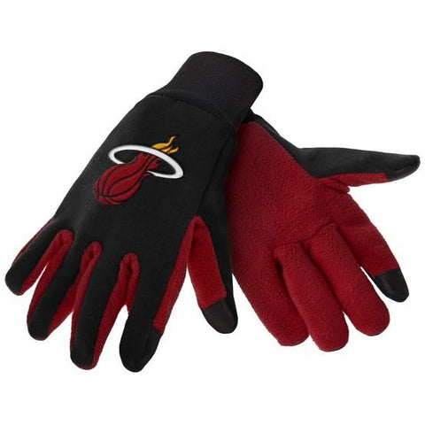 Miami Heat Color Texting Gloves