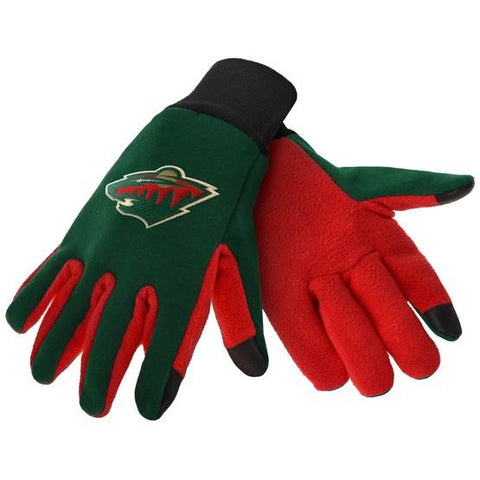 Minnesota Wild Color Texting Gloves