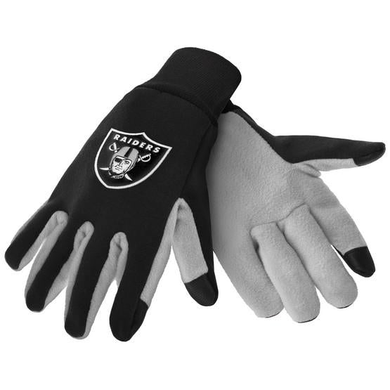 Las Vegas Raiders Colored Palm Utility Gloves FOCO
