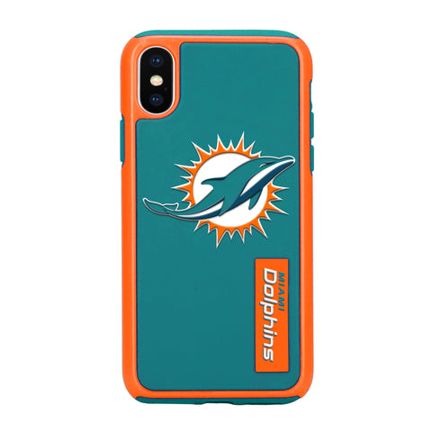 Miami Dolphins Dual Hybrid iPhone X Case