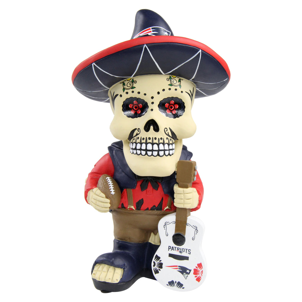New England Patriots Day of the Dead 8" Resin Figurine