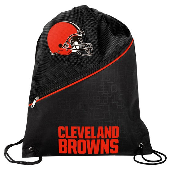 Cleveland Browns Diagonal Zip Drawstring