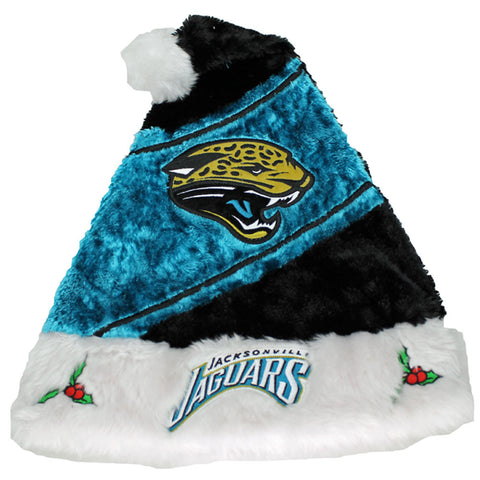 Jacksonville Jaguars Fuzzy Santa Hat
