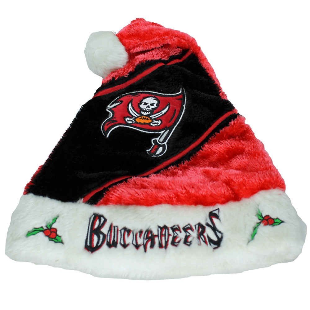 Tampa Bay Buccaneers Fuzzy Santa Hat