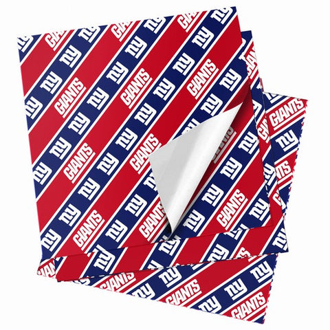 New York Giants Folded Wrapping Paper