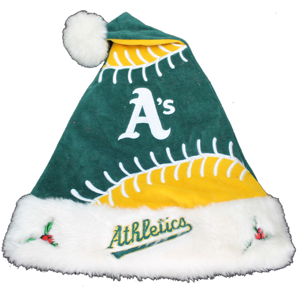 Oakland Athletics Gameball Santa Hat