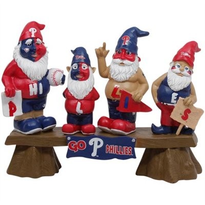 Philadelphia Phillies Gnome Bench